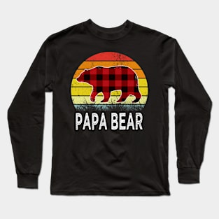 papa bear papa Long Sleeve T-Shirt